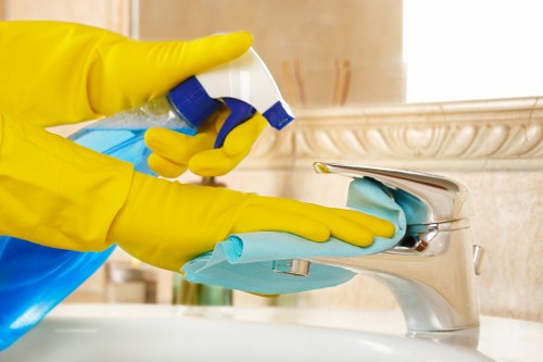 Kitchen and washroom cleaning in a Belsize Park workplace