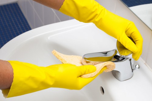 Final stage cleaning for a refurbished property ready for use